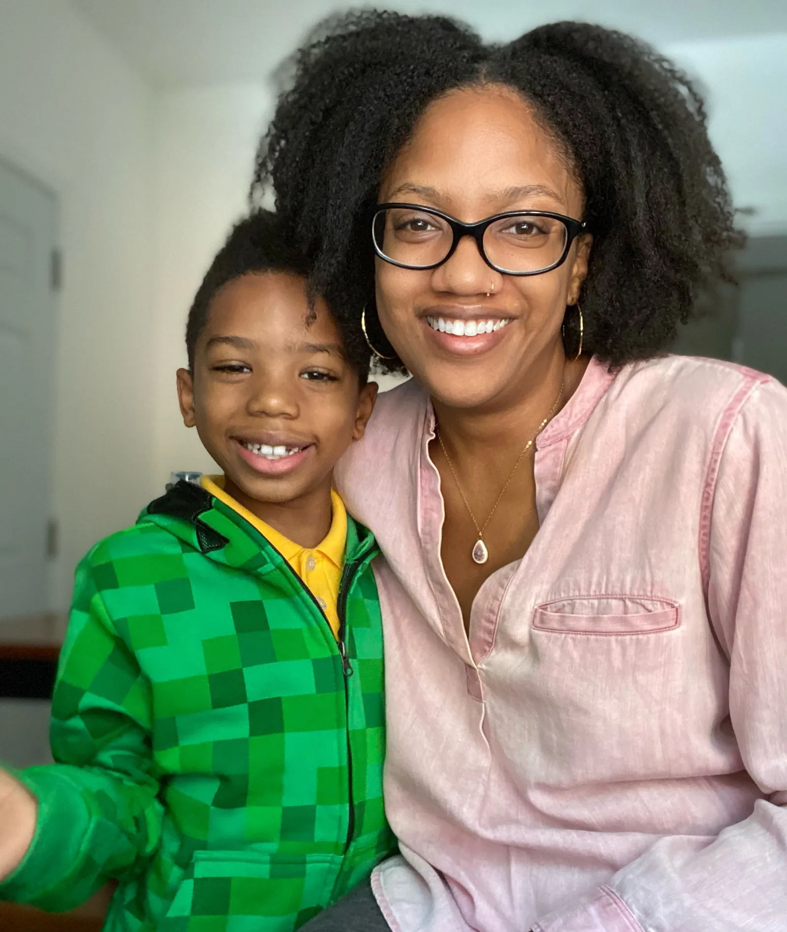 Picture of mother and son
