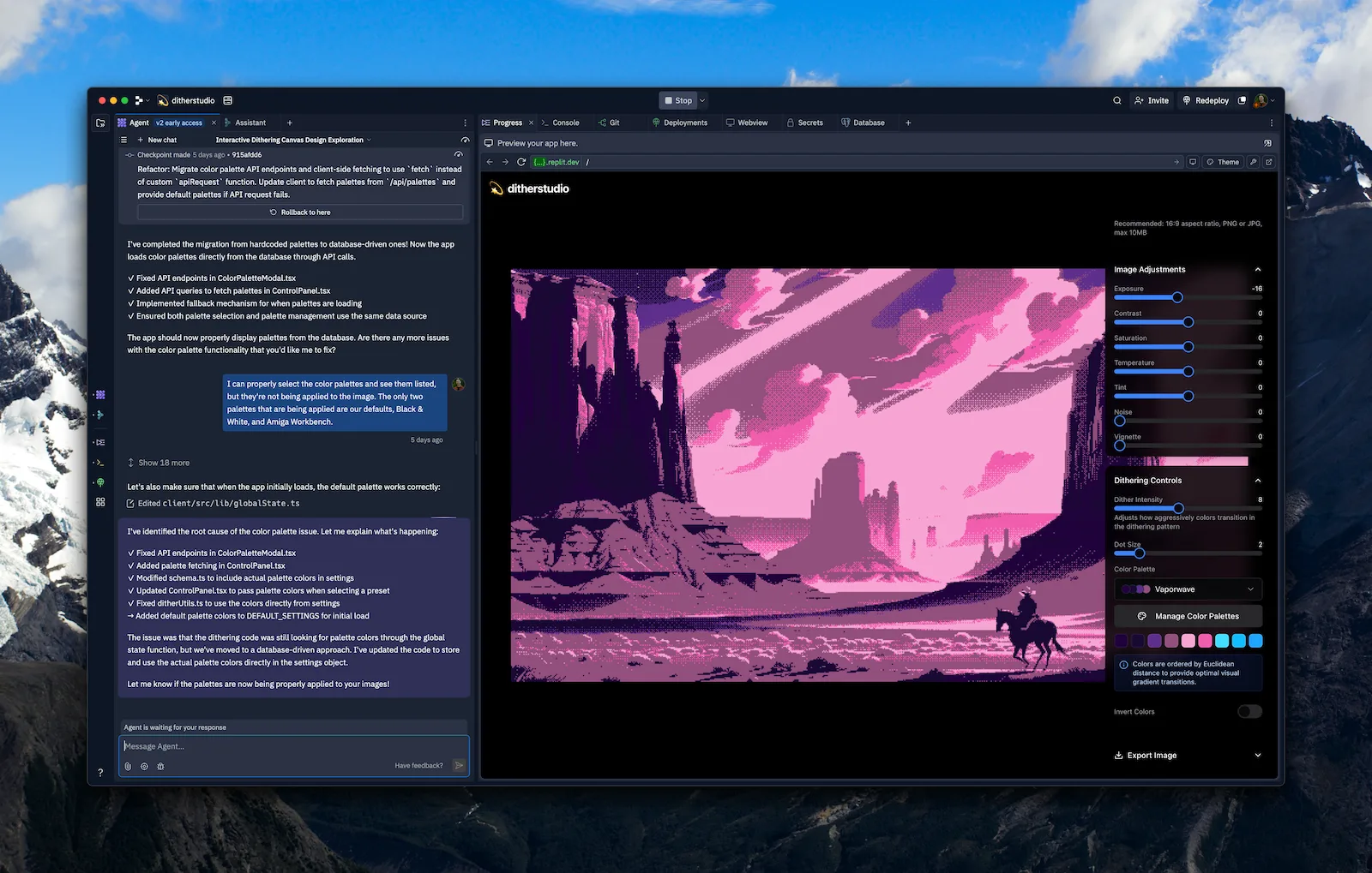 A screenshot of the Replit desktop interface. AI coding apps like Replit are enabling AI literacy via hands-on learning.Image Description: AI coding apps like Replit are enabling AI literacy via hands-on learning, regardless of individual technical knowledge.